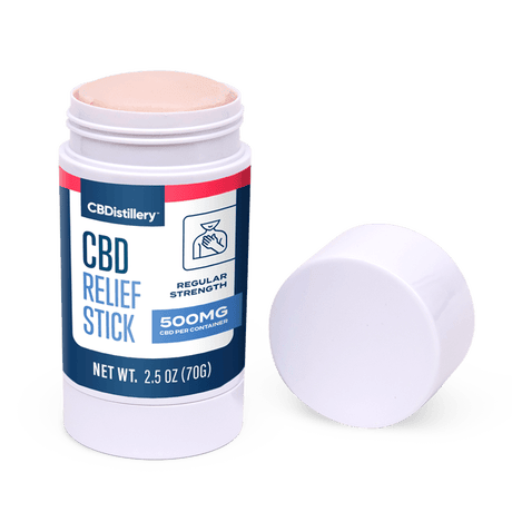 CBDistillery, CBD Relief Stick, Isolate THC-Free, 500mg CBD 1