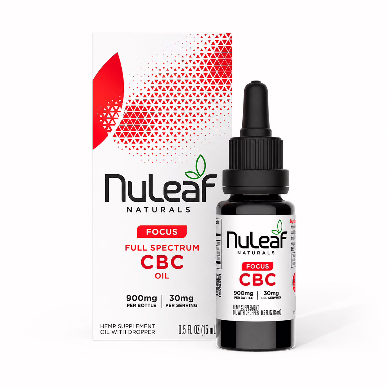 NuLeaf Naturals, CBC Oil, Full Spectrum, .5fl oz, 900mg CBC