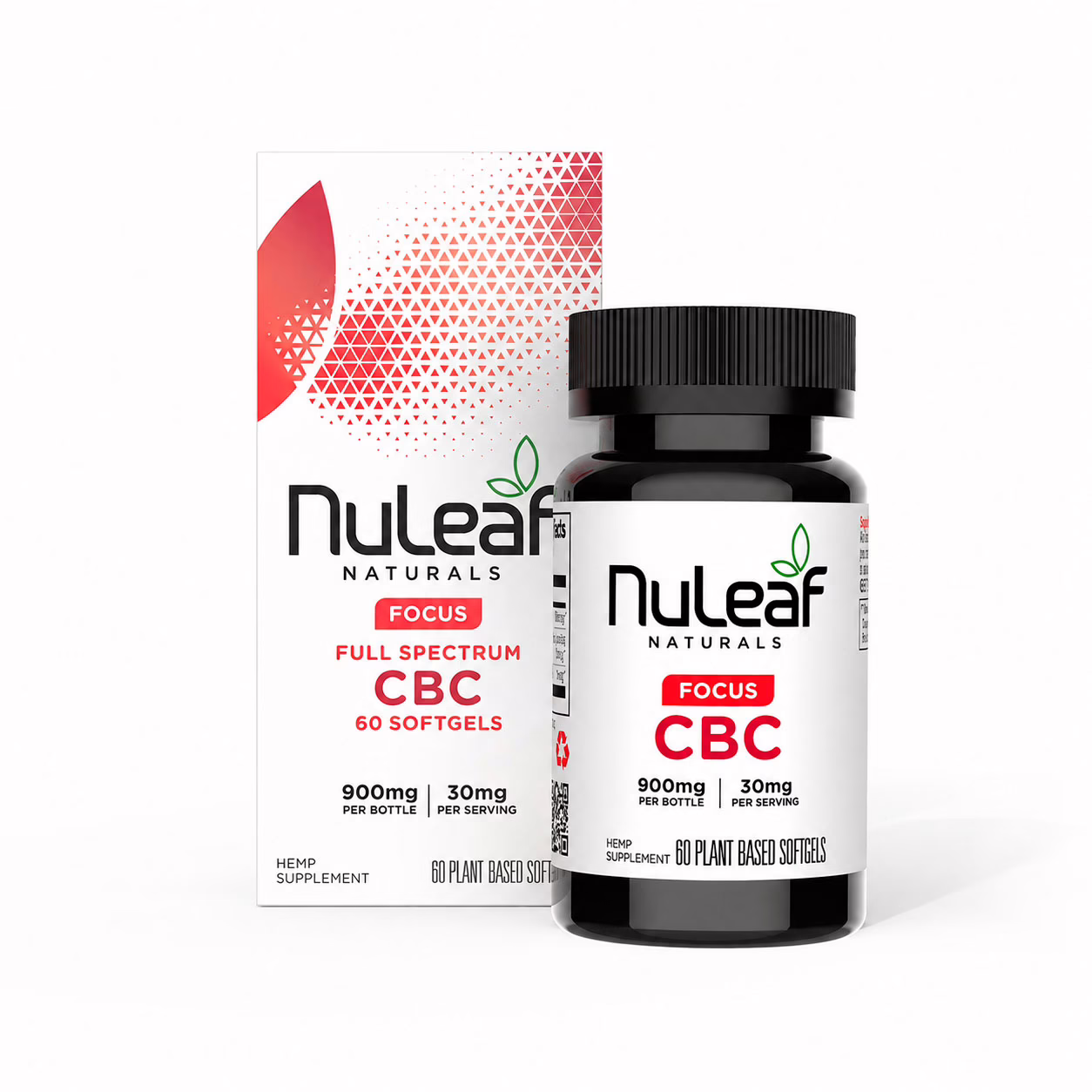 NuLeaf Naturals, CBC Softgels, Full Spectrum, 60ct, 900mg CBC