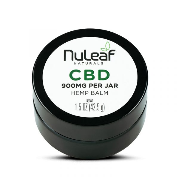 NuLeaf Naturals, CBD Balm, Full Spectrum, 1.5oz, 900mg CBD