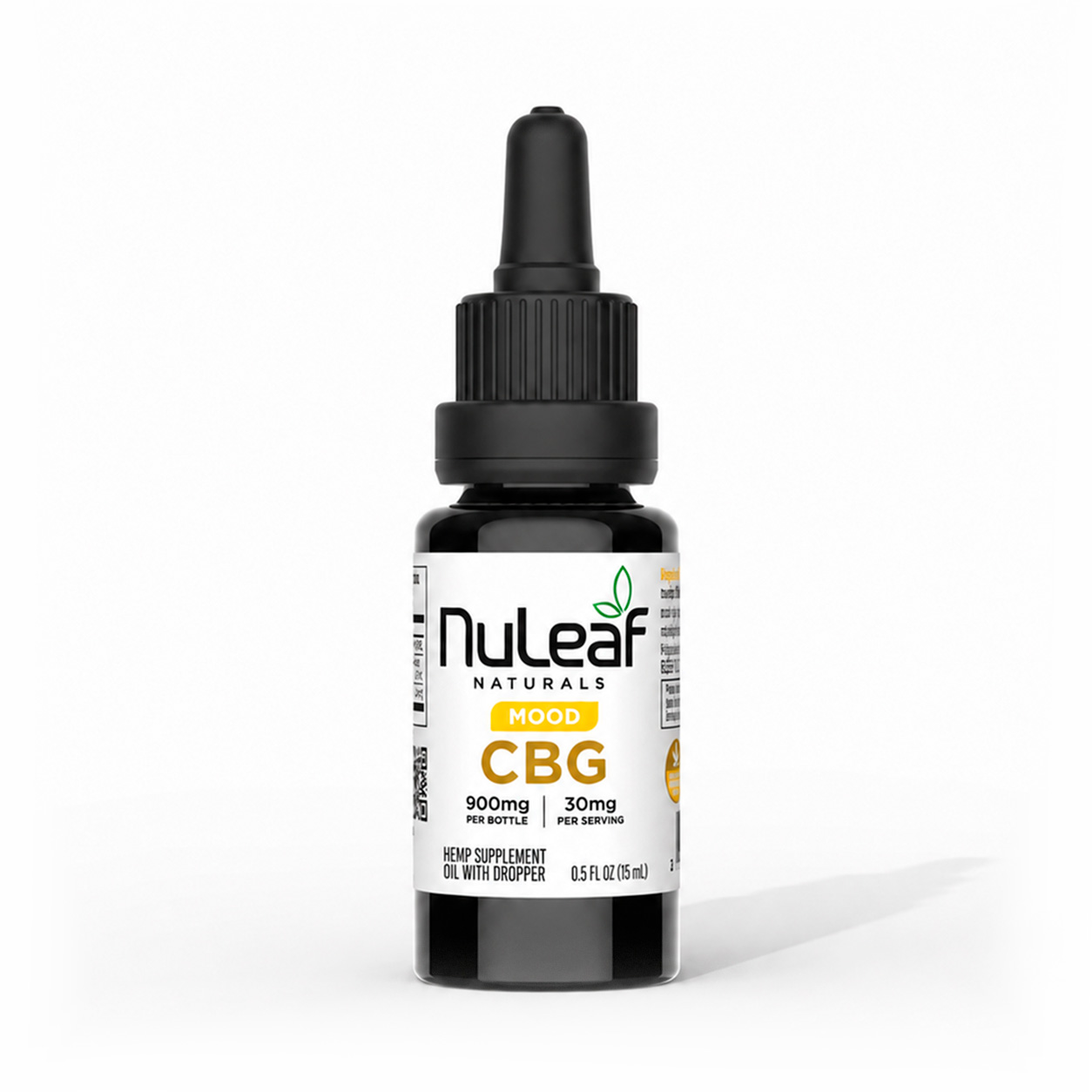 NuLeaf Naturals, CBG Oil, Full Spectrum, .5fl oz, 900mg CBG NuLeaf Naturals, CBG Oil, Full Spectrum, .5fl oz, 900mg CBG