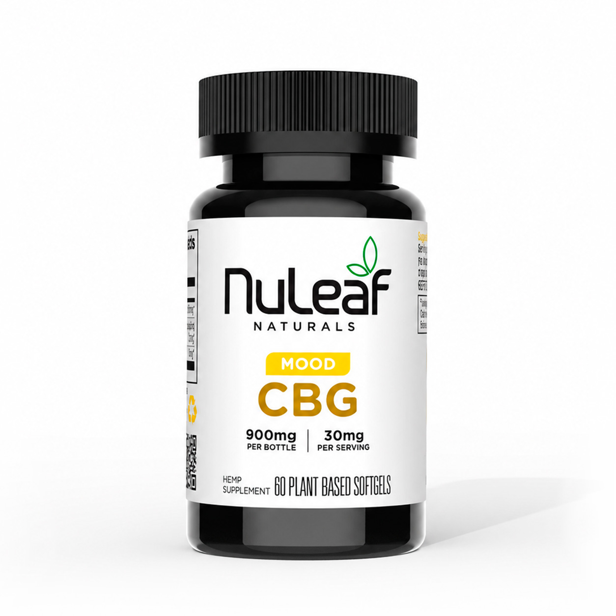 NuLeaf Naturals, CBG Softgels, Full Spectrum, 60ct, 900mg CBG NuLeaf Naturals, CBG Softgels, Full Spectrum, 60ct, 900mg CBG
