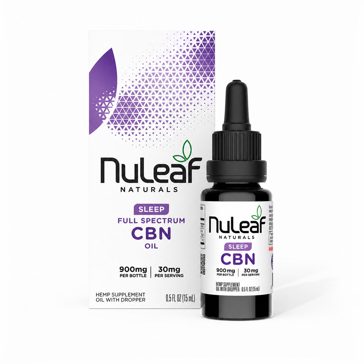 NuLeaf Naturals, CBN Oil, Full Spectrum, .5fl oz, 900mg CBN