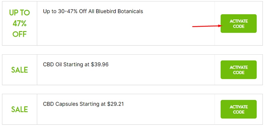 How to Apply Bluebird Botanicals Coupons? Step 1