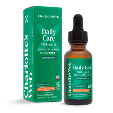 Charlotte’s Web, CBD Oil 60mg, Orange Blossom, Full Spectrum, 1fl oz, 1800mg CBD
