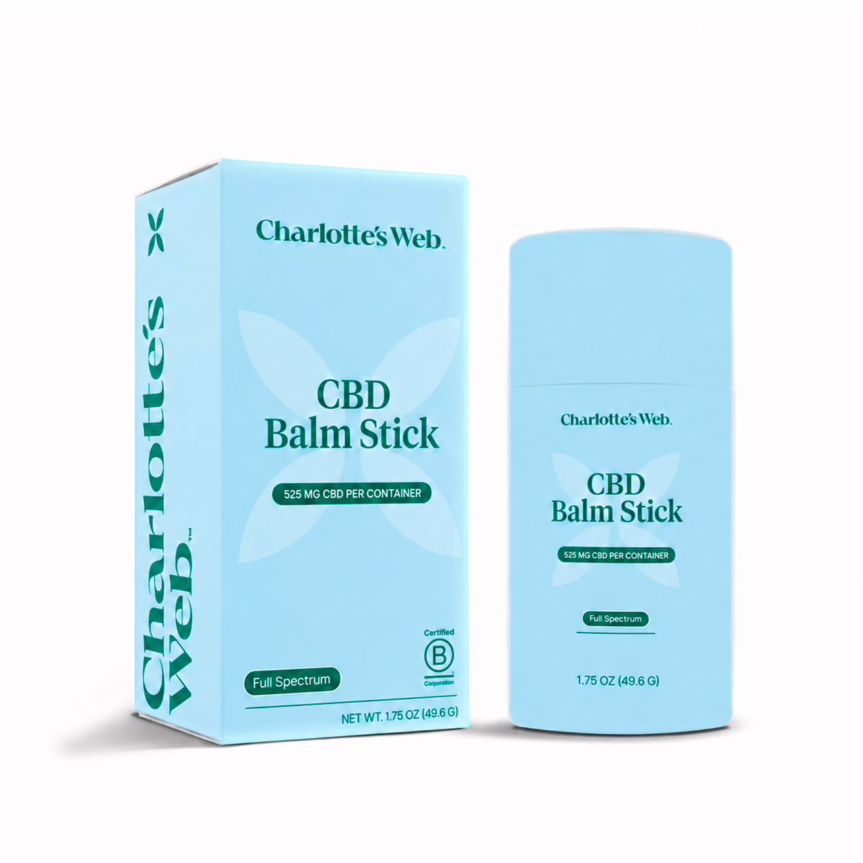 Charlotte’s Web, Hemp-Infused Balm Stick with CBD, Full Spectrum, 1.75oz, 525mg CBD