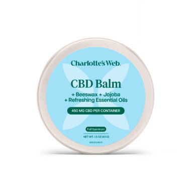 Charlotte’s Web, Hemp-Infused Balm with CBD, Full Spectrum, 1.5oz, 450mg CBD