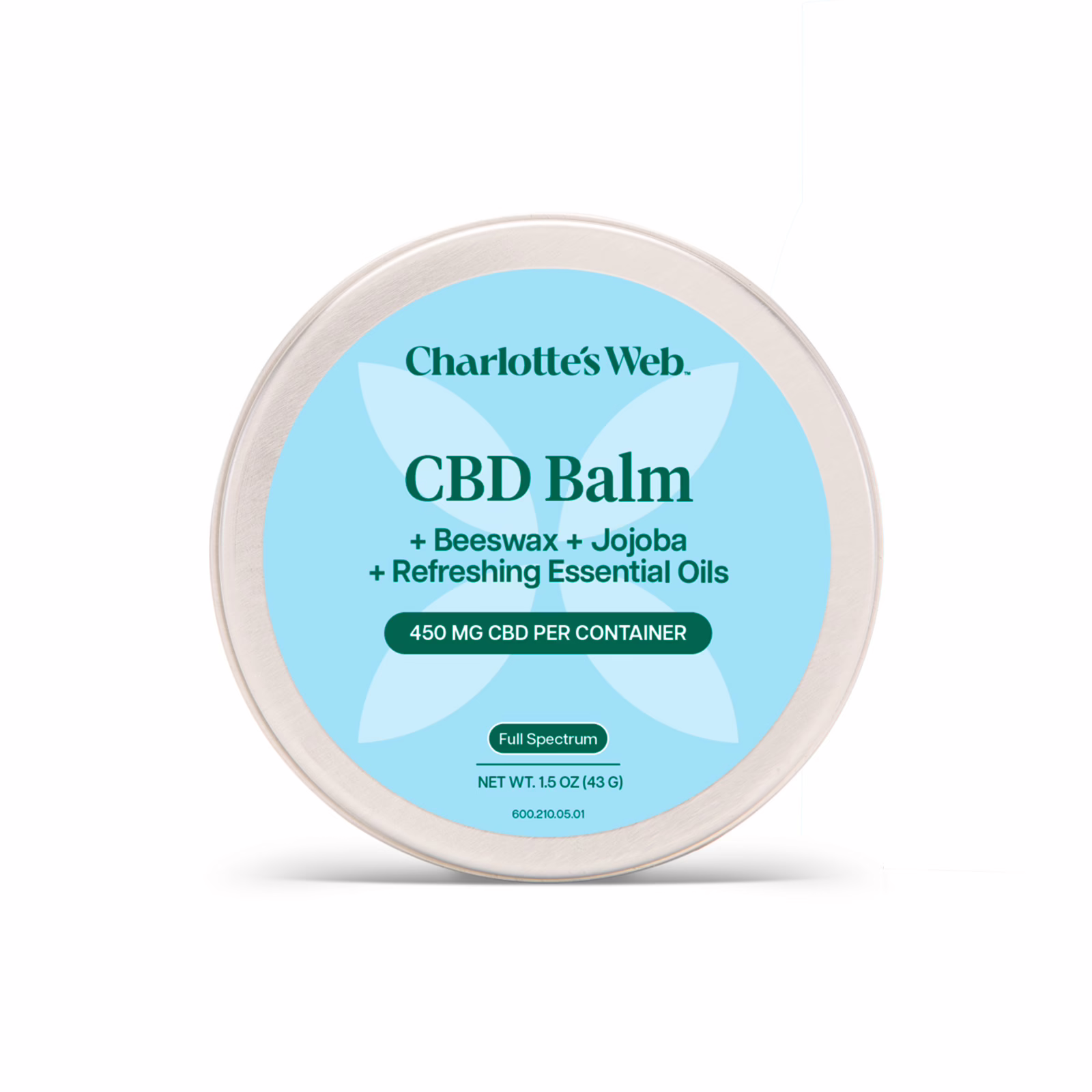 Charlotte’s Web, Hemp-Infused Balm with CBD, Full Spectrum, 1.5oz, 450mg CBD