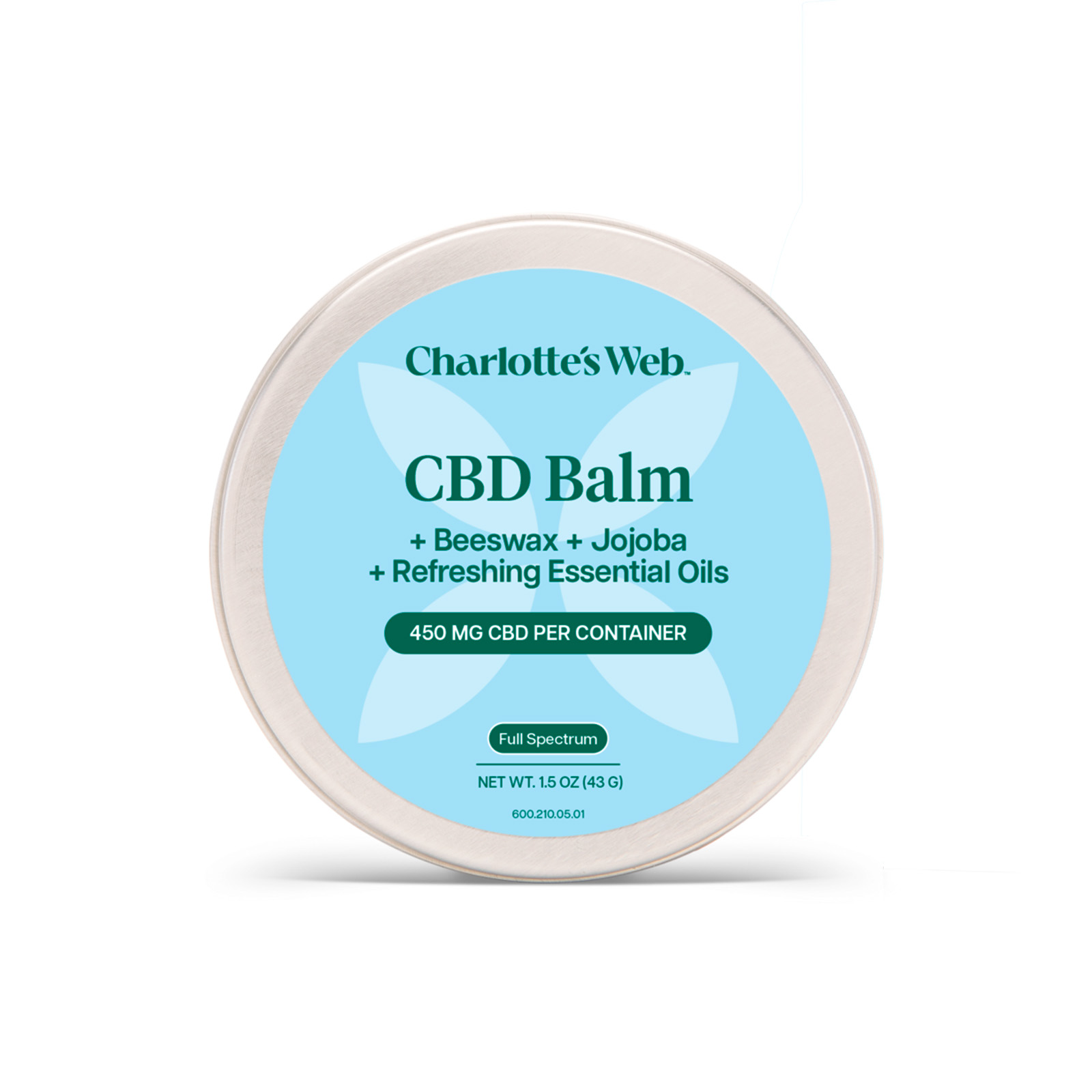 Charlotte’s Web, Hemp-Infused Balm with CBD, Full Spectrum, 1.5oz, 450mg CBD