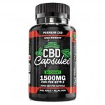 Hemp Bombs, High Potency CBD Capsules, Isolate THC-Free, 50ct, 1500mg CBD