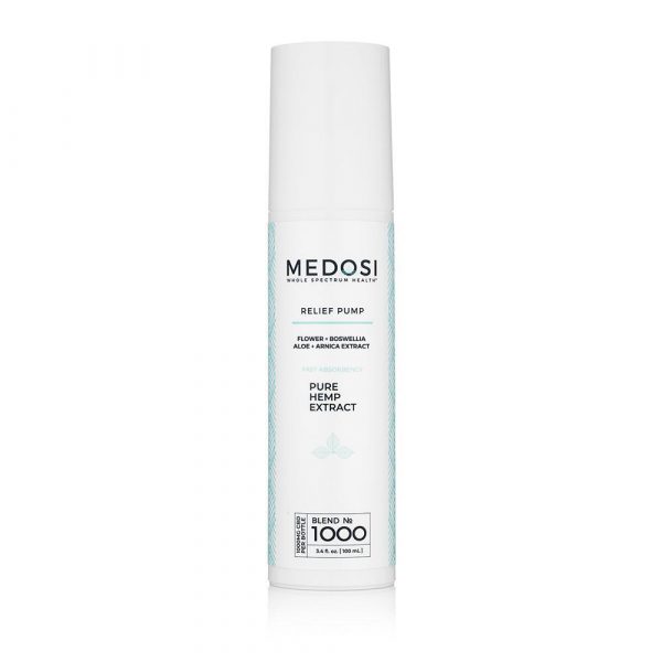 Medosi, CBD Relief Cream, THC-Free, 3.4oz, 1000mg CBD