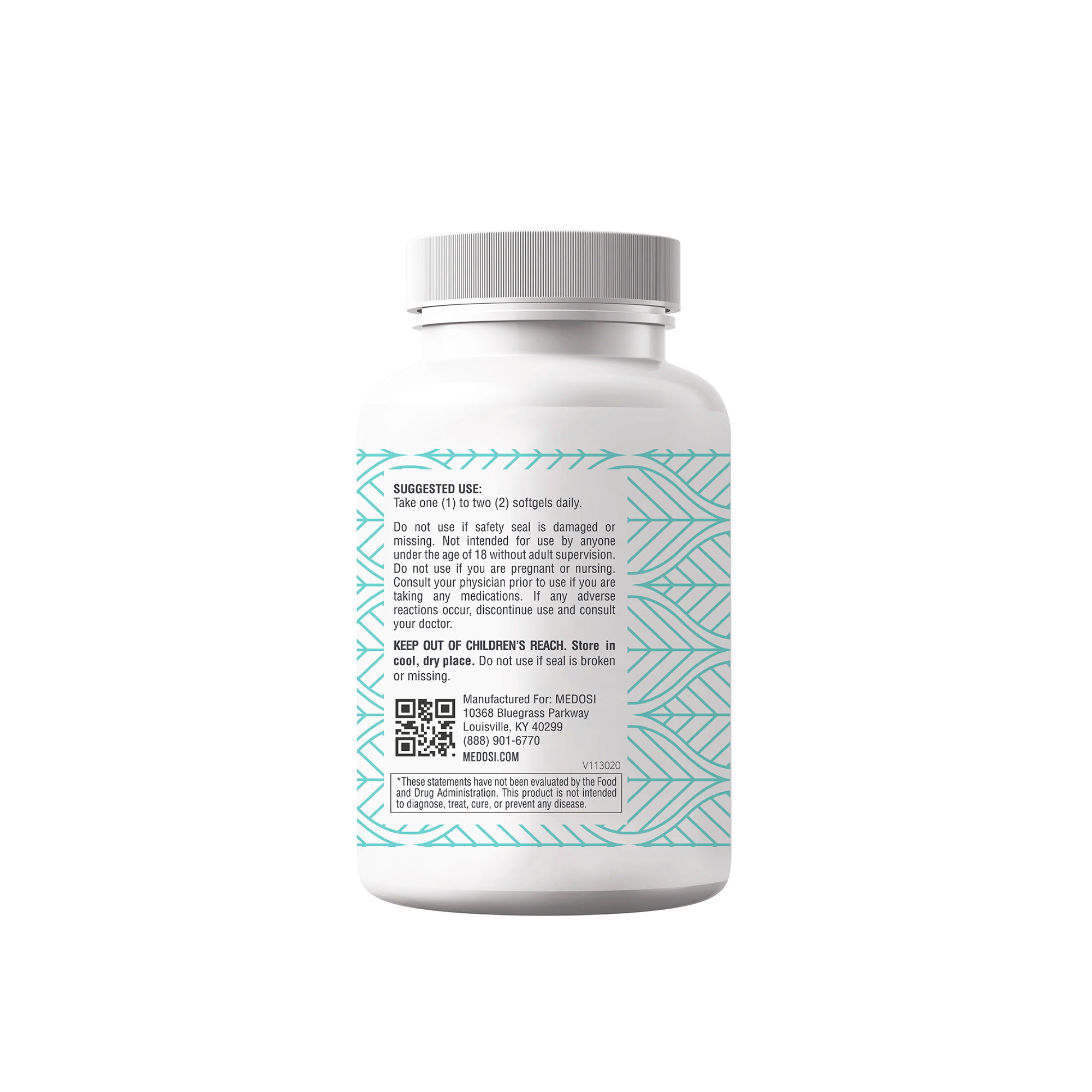 Medosi, CBD Softgels, Full Spectrum, 30ct, 750mg CBD