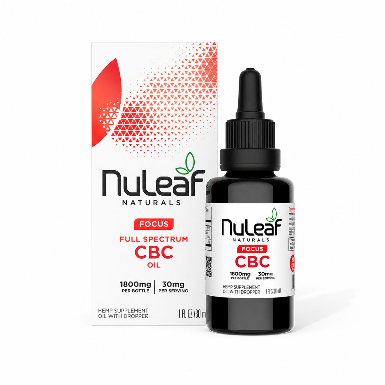 NuLeaf Naturals, CBC Oil, Full Spectrum, 1fl oz, 1800mg CBC