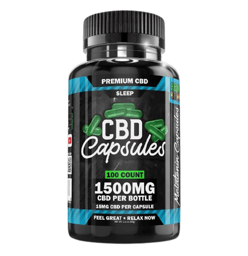 Hemp Bombs, CBD Sleep Capsules with Melatonin, Full Spectrum, 50ct, 750mg CBD