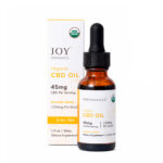 Joy Organics, Summer Lemon Organic CBD Tincture, Broad Spectrum THC-Free, 1fl oz, 1350mg CBD