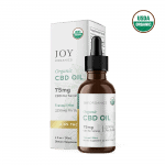 Joy Organics, Tranquil Mint Organic CBD Tincture, Broad Spectrum THC-Free, 1oz, 2250mg CBD