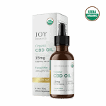 Joy Organics, Tranquil Mint Organic CBD Tincture, Broad Spectrum THC-Free, 1oz, 2250mg CBD