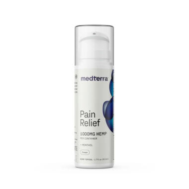 Medterra, Pain Relief CBD Cream, Isolate THC-Free, 1.7fl oz, 1000mg CBD