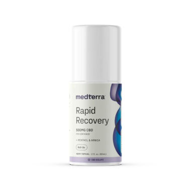 Medterra, Rapid Recovery CBD Roll On, Isolate THC-Free, 2fl oz, 500mg CBD