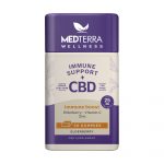 Medterra, Wellness CBD Gummies, Immune Boost, Broad Spectrum THC-Free, Elderberry, 30ct, 750mg CBD