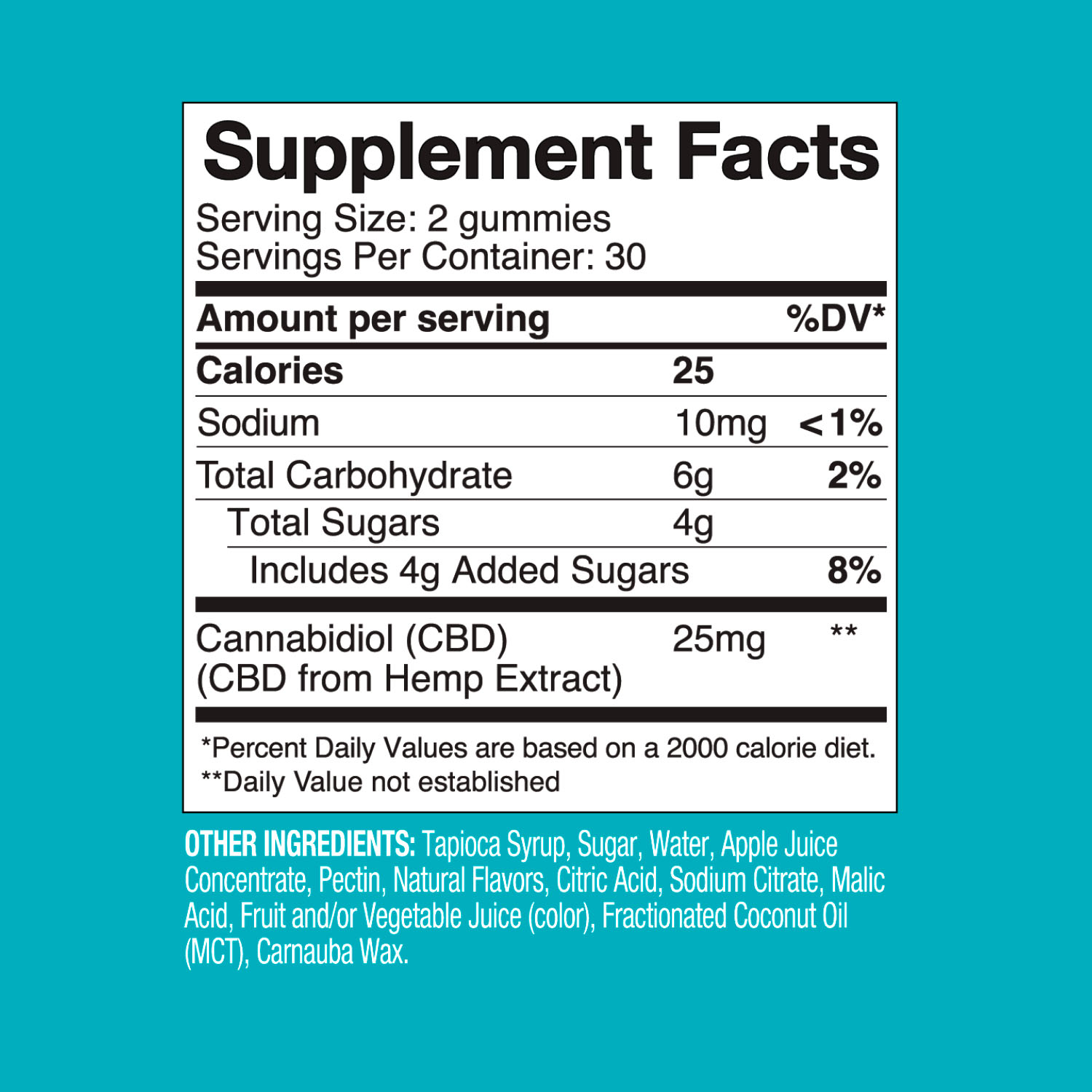 Social CBD, Daily CBD Gummies, Red Raspberry, Broad Spectrum THC-Free, 60ct, 750mg CBD