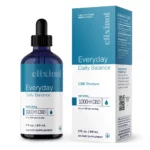Elixinol, Daily Balance CBD Tincture, Full Spectrum, Natural Flavor, 2oz, 1000mg CBD