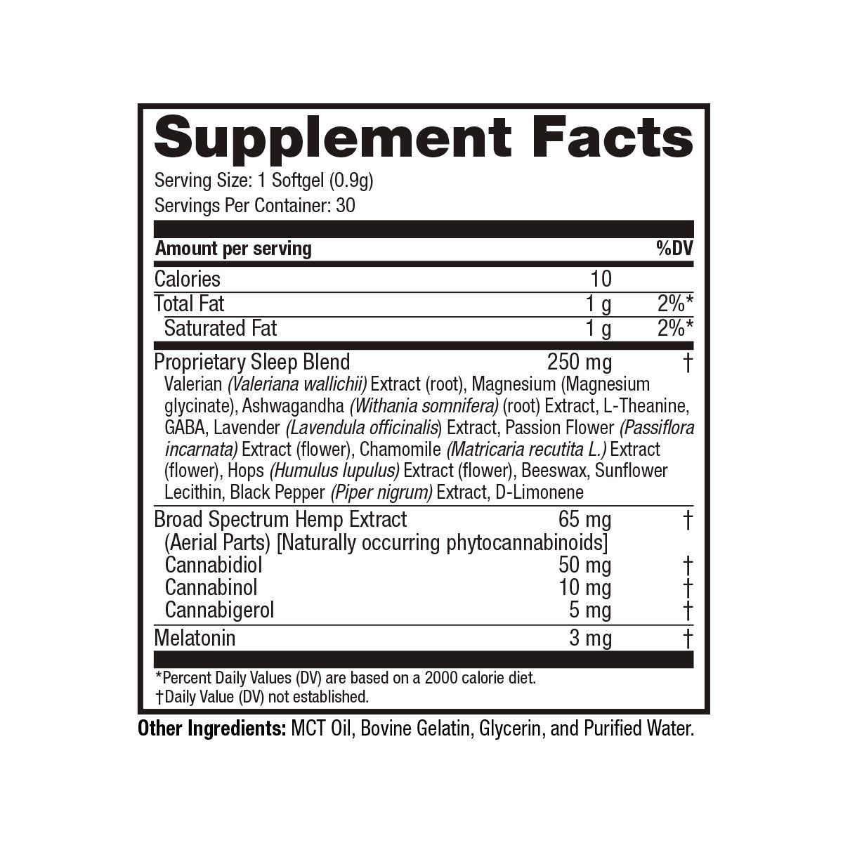 cbdMD, CBD PM Softgels with Melatonin, Broad Spectrum THC-Free, 30ct, 300mg CBN + 1200mg CBD