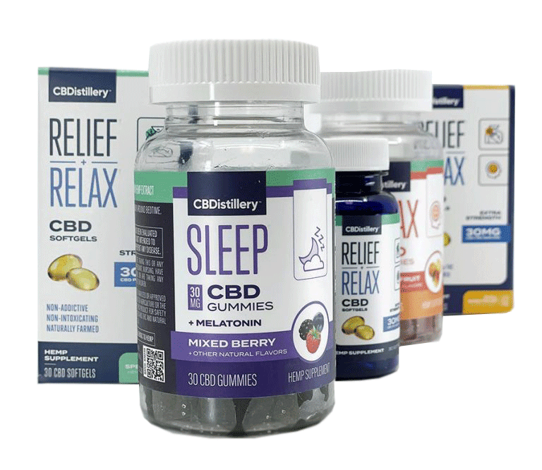 CBDistillery CBD Gummies and Capsules