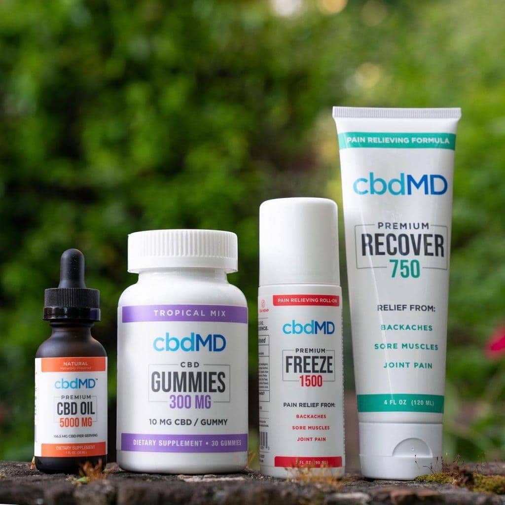 cbdMD CBD Oil Products