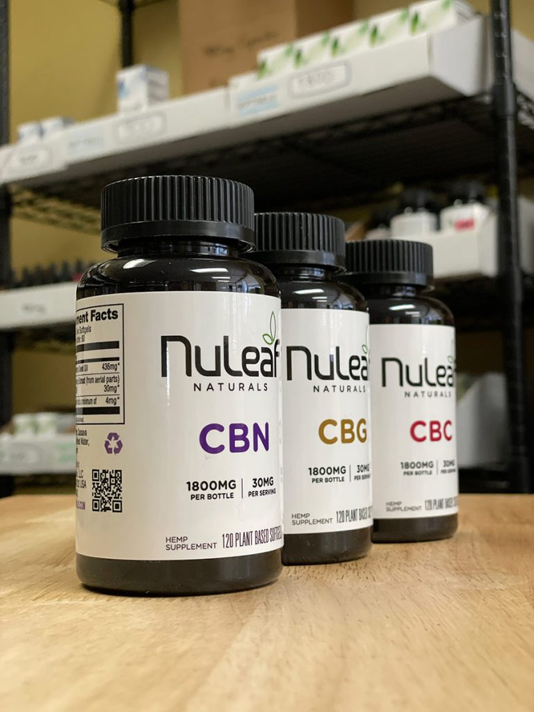 CBN and CBG Capsules by NuLeaf Naturals