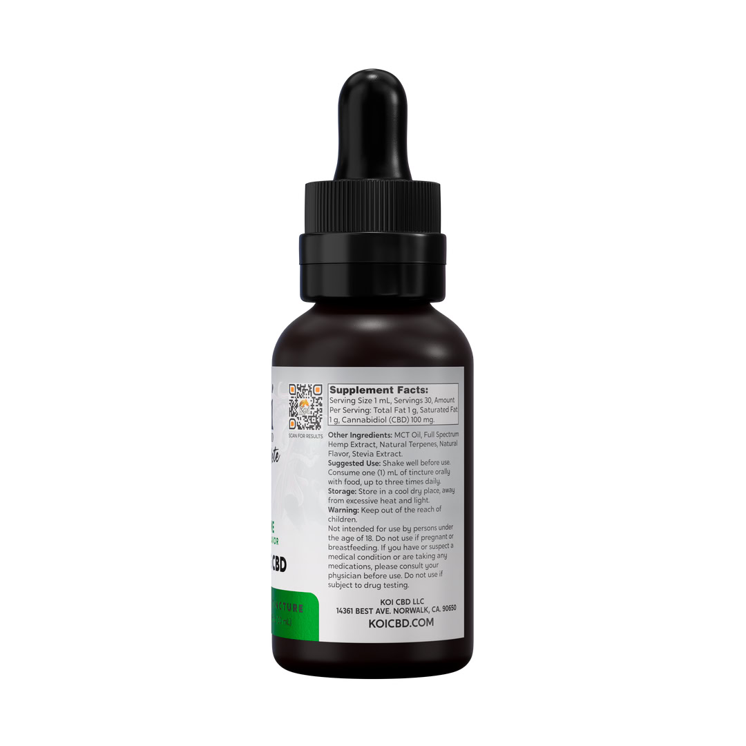 Koi CBD, Complete Full Spectrum CBD Tincture, Key Lime Flavor, 1fl oz, 3000mg CBD 2