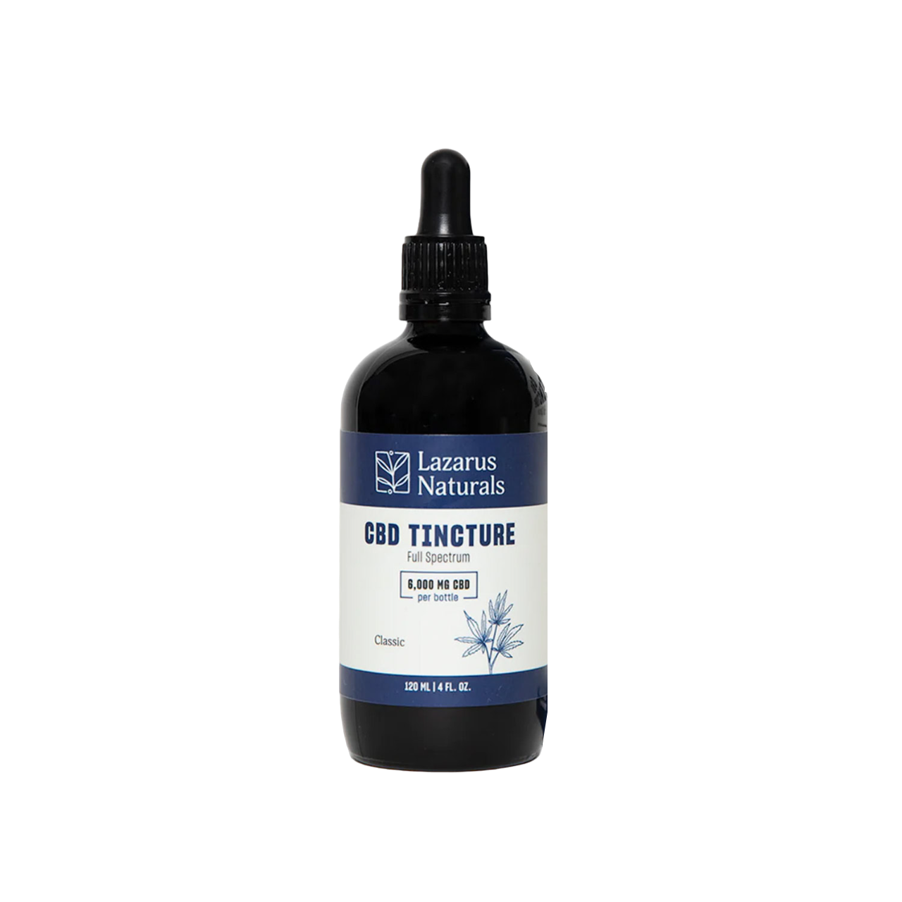 Lazarus Naturals, CBD Tincture, Full Spectrum, 4fl oz, 6000mg CBD