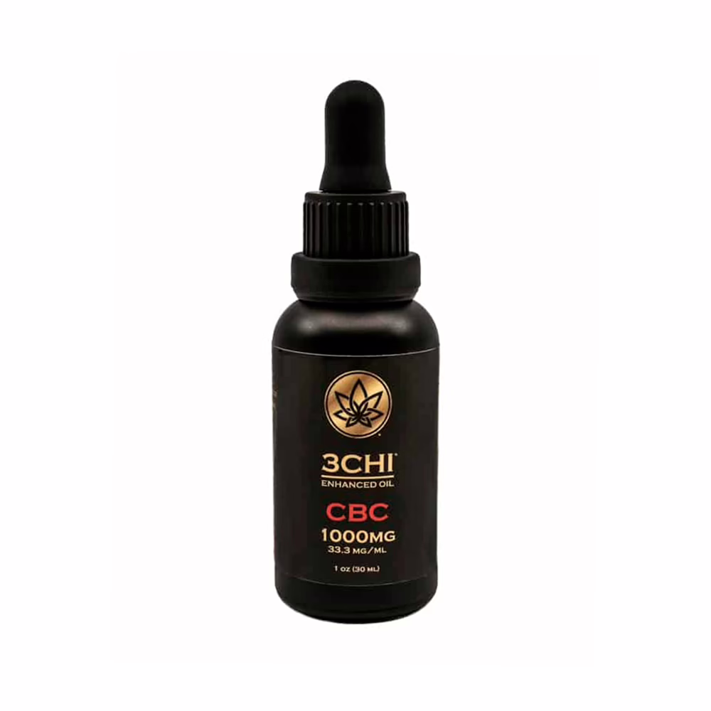 3Chi, CBC Oil Tincture, Broad Spectrum THC-Free, 1fl oz, 1000mg CBC