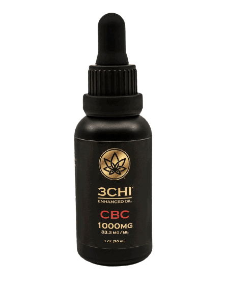 3Chi, CBC Oil Tincture, Broad Spectrum THC-Free, 1oz, 1000mg CBC