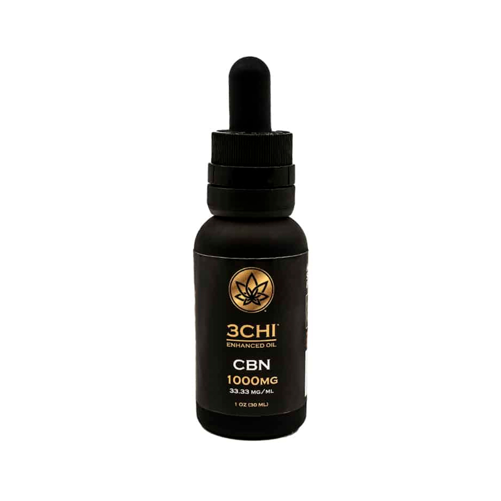 3Chi, CBN Oil Tincture, Broad Spectrum THC-Free, 1fl oz, 1000mg CBN