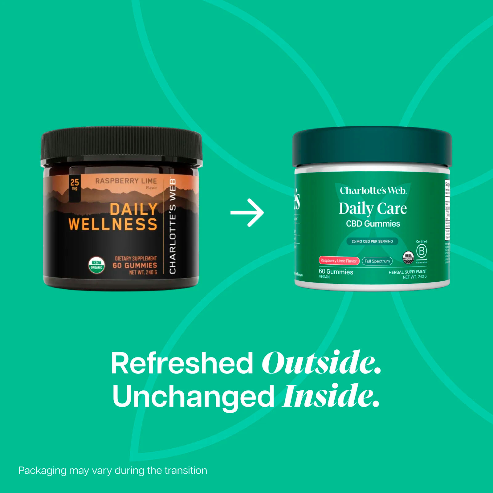 Charlotte’s Web, 25mg CBD Gummies Daily Wellness, Full Spectrum, Raspberry Lime, 60ct, 750mg CBD