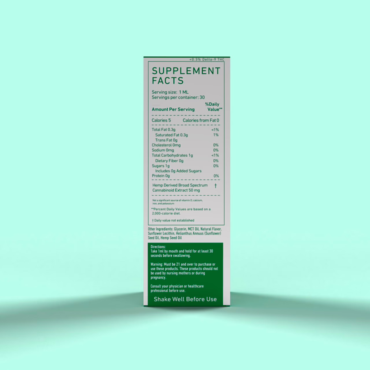 Green Roads, CBD Oil 50mg, Apple Kiwi Bliss, Broad Spectrum THC-Free, 1fl oz, 1500mg CBD