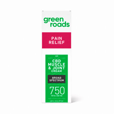 Green Roads, Pain Relief Muscle And Joint CBD Cream, Broad Spectrum THC-Free, 1oz, 750mg CBD