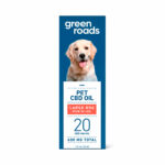 Green Roads, Pet CBD Drops Large Dog, Broad Spectrum THC-Free, 1fl oz, 20MG/ML, 600mg CBD