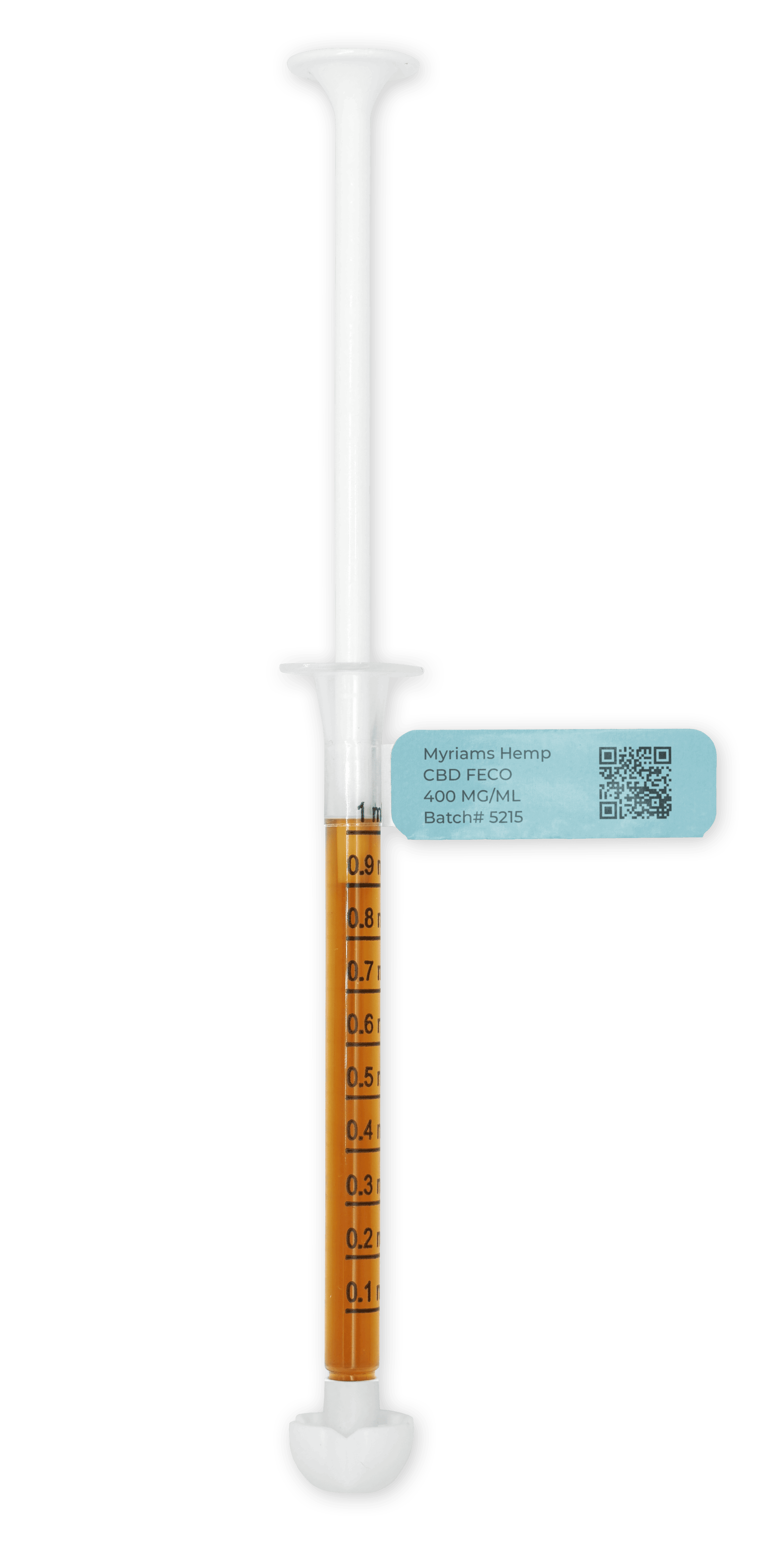 Myriam’s Hope Hemp, Enhanced CBD FECO, Full Spectrum, 5ct, 2000mg CBD