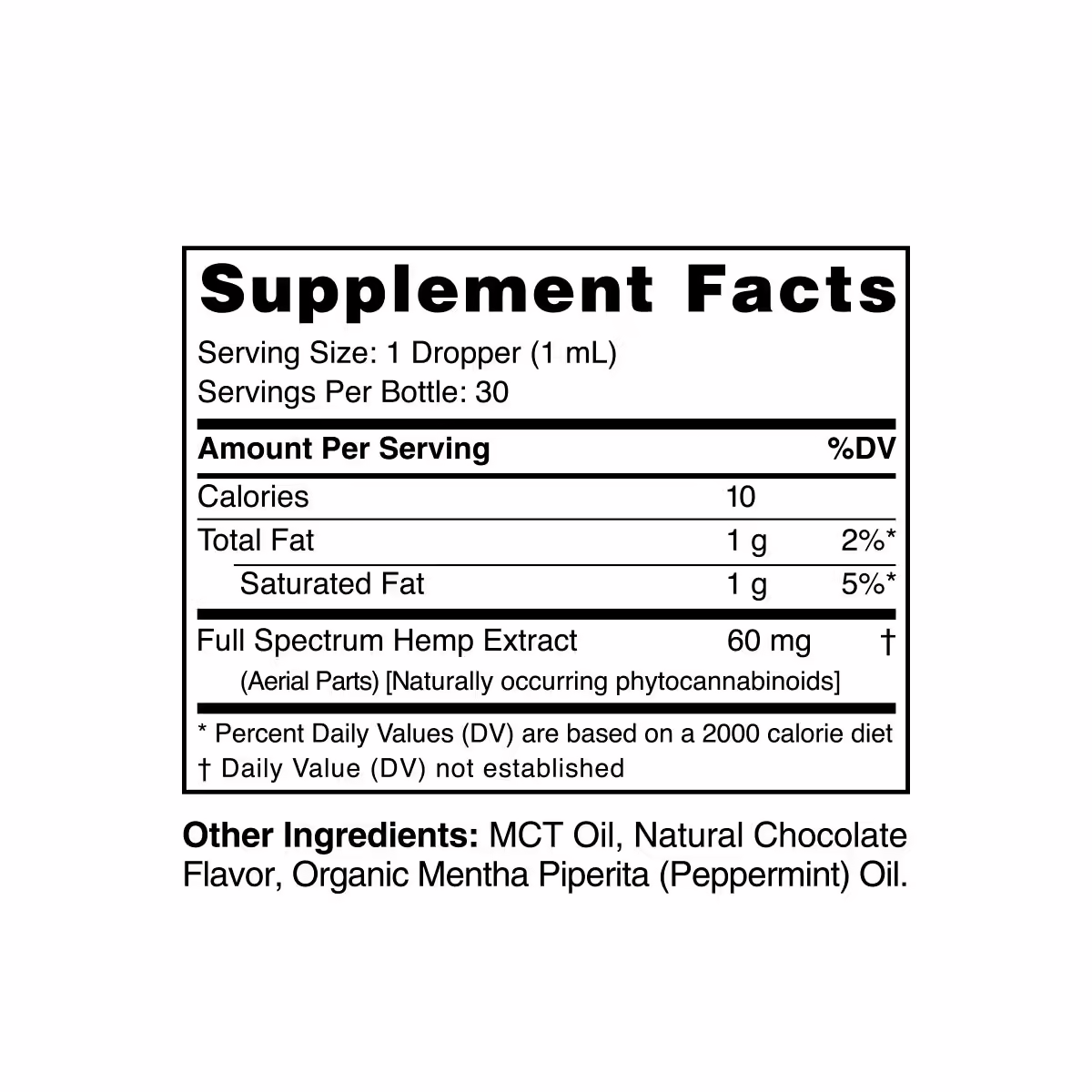 cbdMD, CBD Oil Tincture, Full Spectrum, Chocolate Mint, 1fl oz, 1500mg CBD