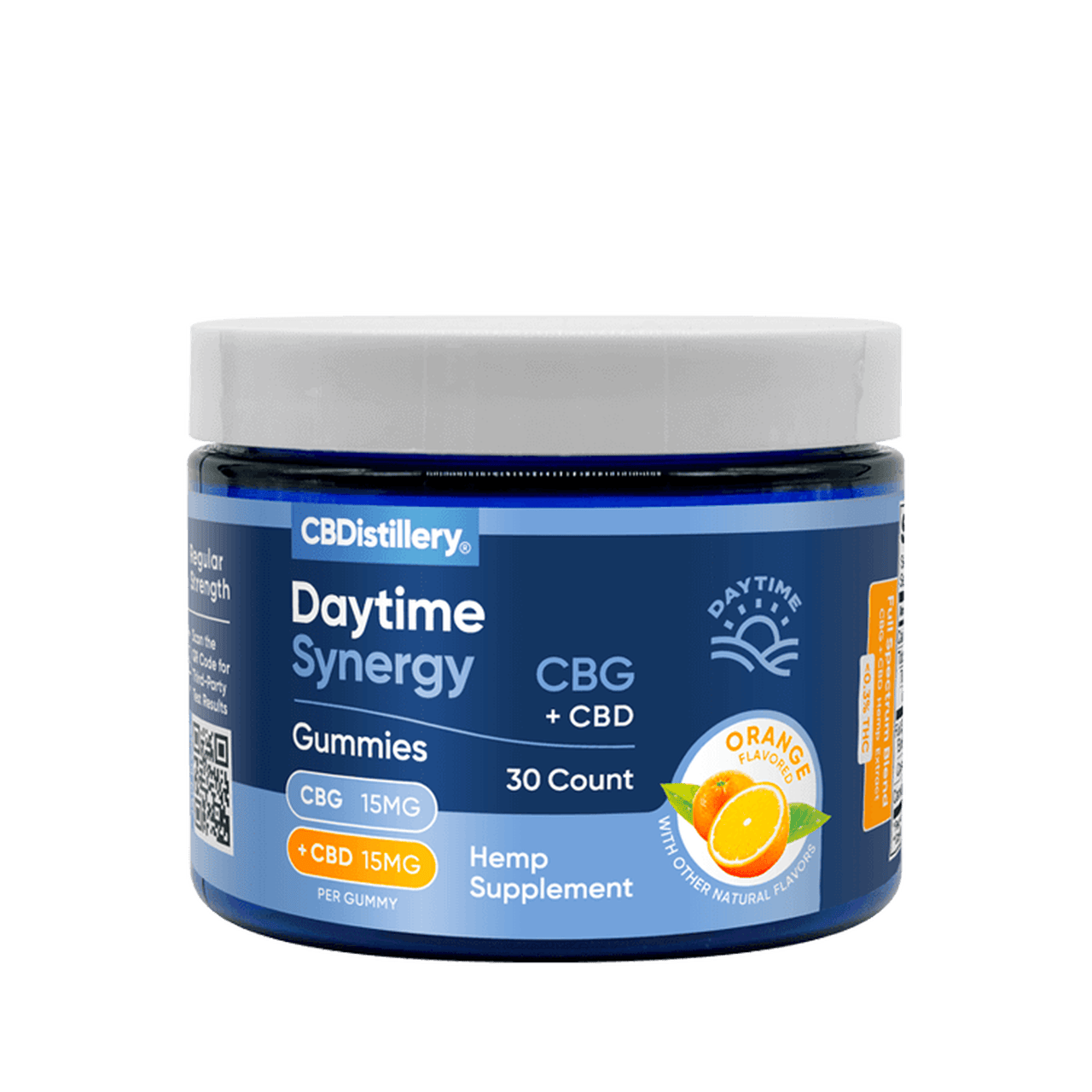 CBDistillery, Full Spectrum Daytime Synergy Gummies, Orange