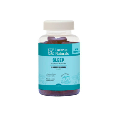 Lazarus Naturals, Cannabinoid Sleep Gummies, Lemon Mango, Full Spectrum, 40ct, 400mg CBN + 600mg CBD