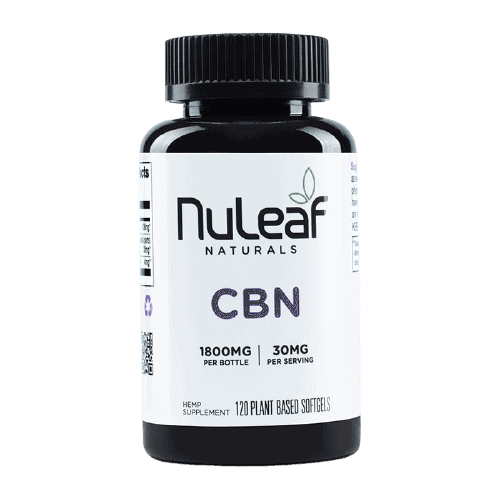 NuLeaf Naturals, CBN Capsules, Full Spectrum, 120 Softgels, 1800mg CBN