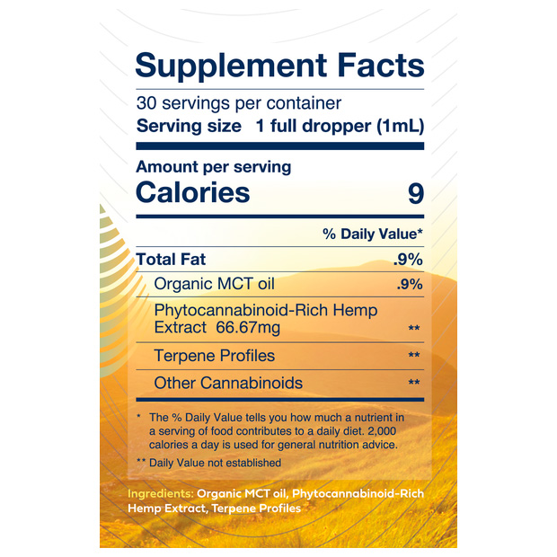 Pure Spectrum, Entourage CBD and CBG Oil, Vibrance, Broad Spectrum THC-Free, 1fl oz, 1000mg CBD and 1000mg CBG