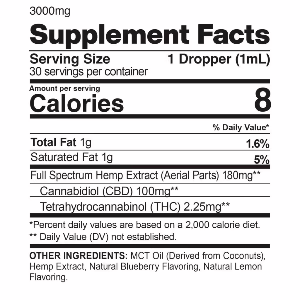 CBDfx, CBD + Delta-9 THC Drops: Ultimate Chill Blend, Full Spectrum, 1fl oz, 67.5mg THC + 3000mg CBD
