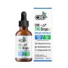 CBDfx, CBD + Delta-9 THC Drops- Ultimate Chill Blend, Full Spectrum, 2oz, 135mg THC + 6000mg CBD 1