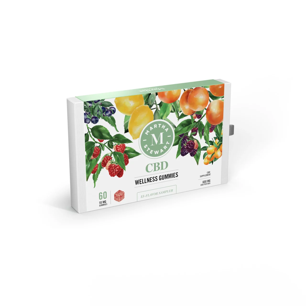 Martha Stewart CBD, 15 Flavor Sampler, Wellness Gummies, Isolate THC-Free, 60ct, 600mg CBD 1