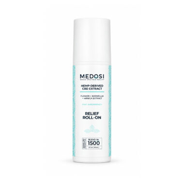 Medosi, CBD Relief Roll-On Gel, THC-Free, 3fl oz, 1500mg CBD