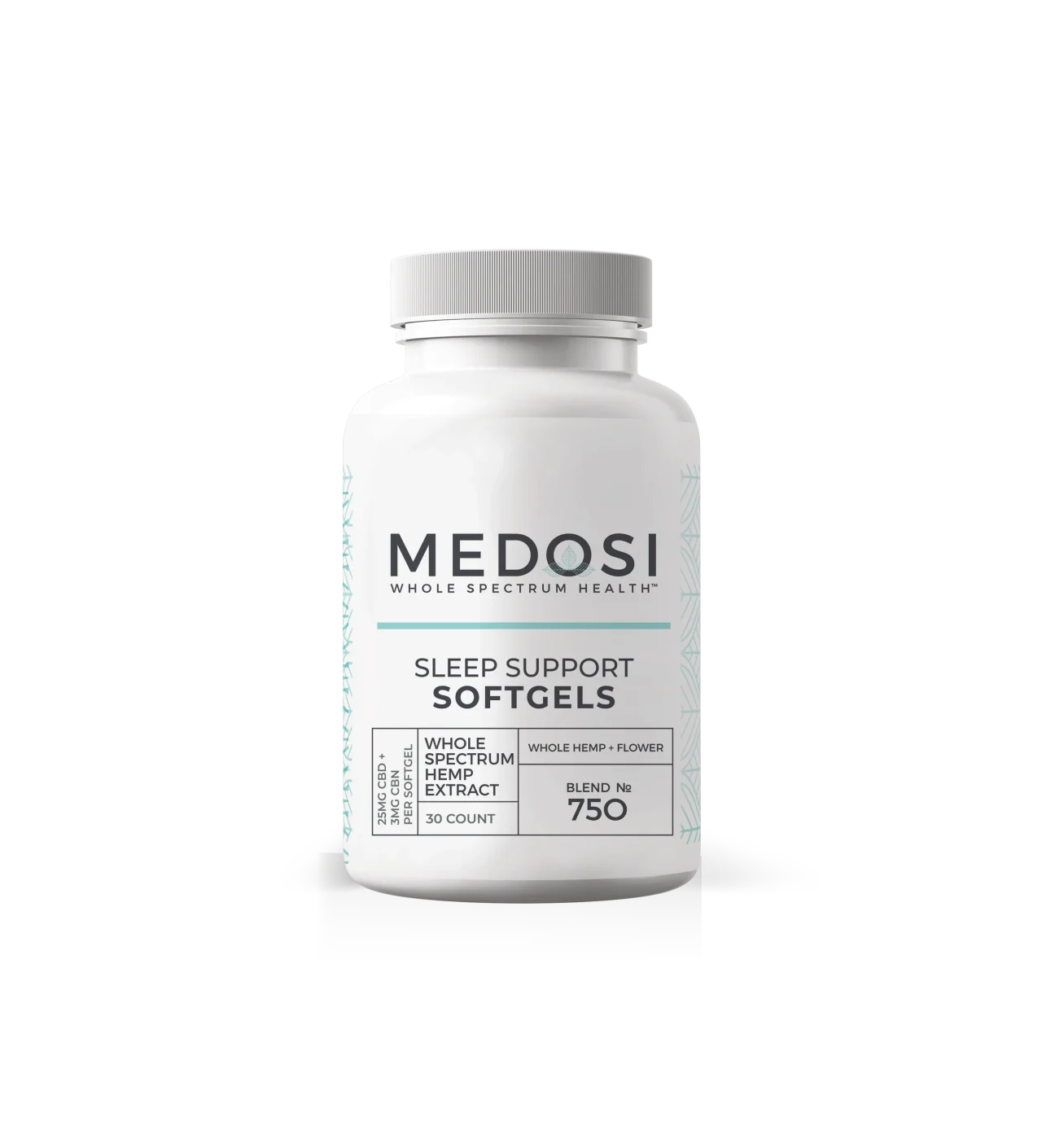 Medosi, CBD Sleep Support Softgels, Full Spectrum, 30ct, 90mg CBN + 750mg CBD 1